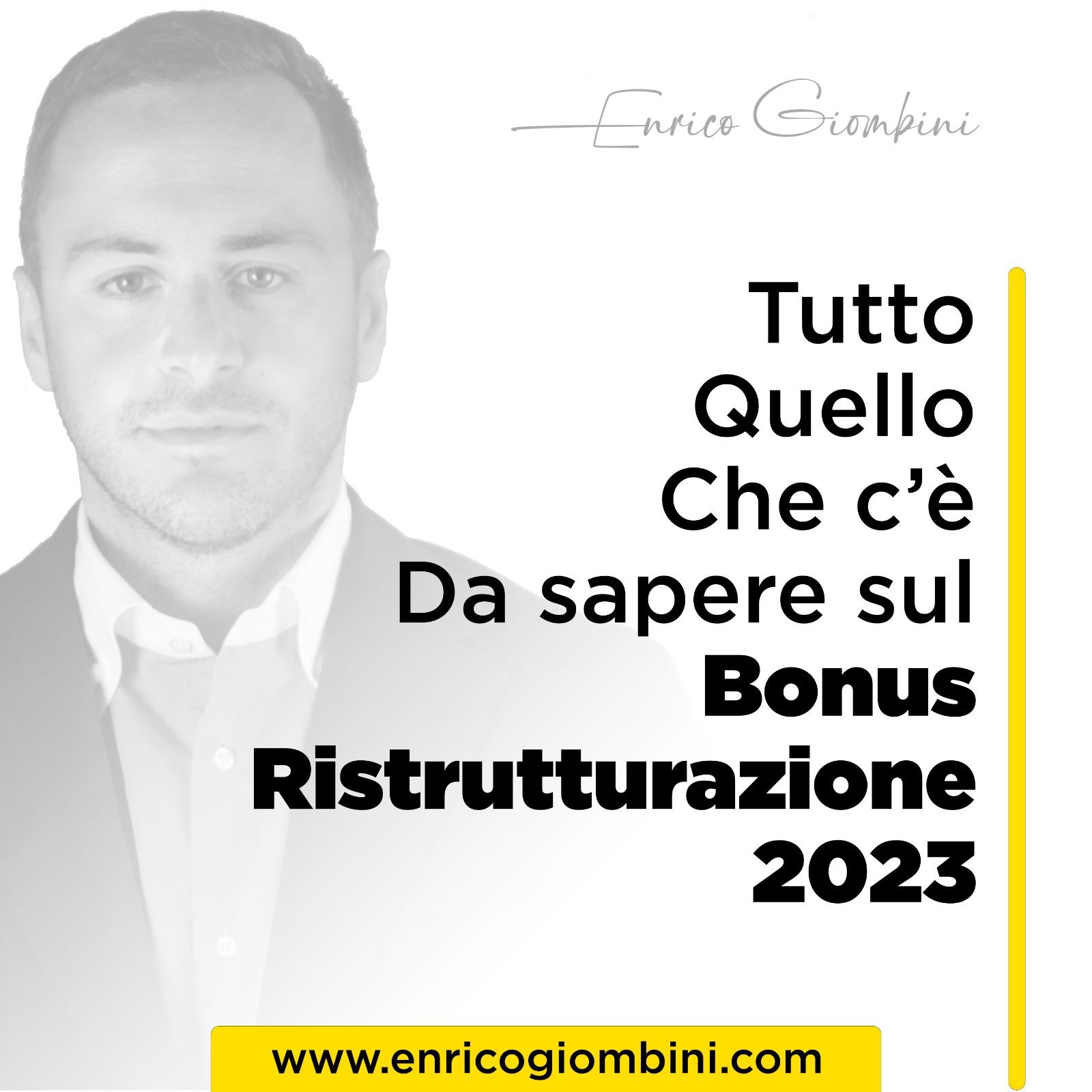 Bonus Ristrutturazione 2023: Cos’è e come funziona