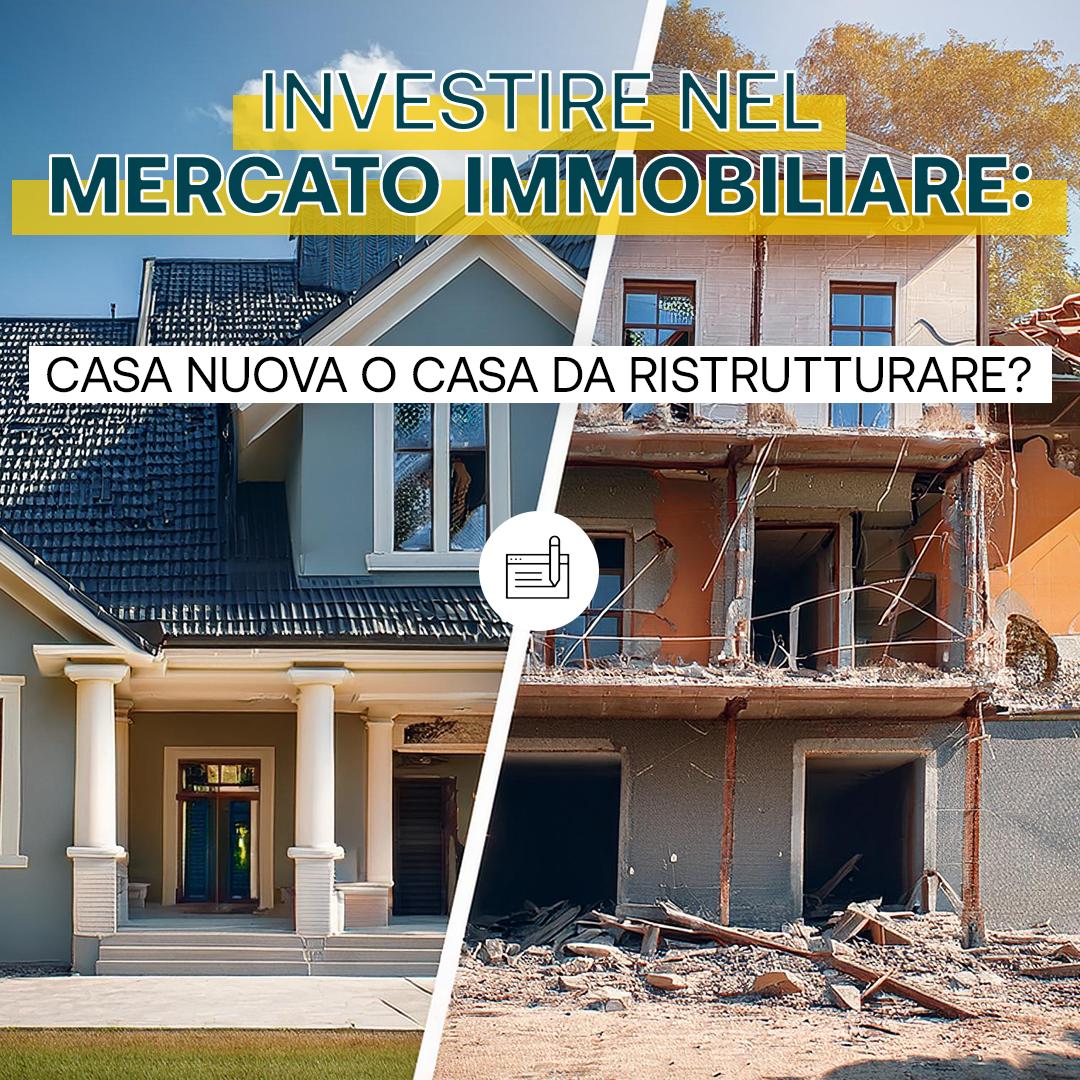 Nuova o ristrutturata: quale casa scegliere per un investimento sicuro